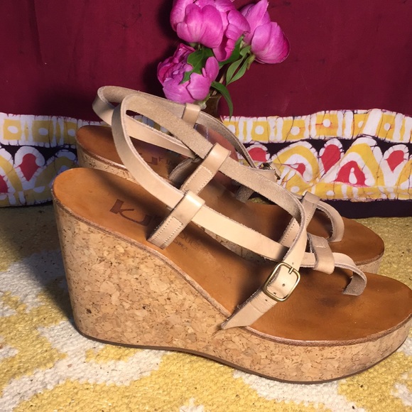 K Jacques St Tropez Diapason Cork Slide Sandals 9 - Picture 6 of 8